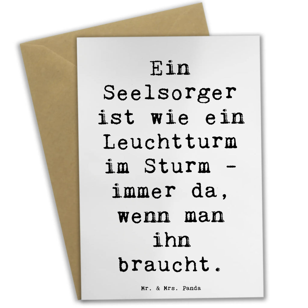 Grußkarte Spruch Seelsorger Leuchtturm Grußkarte, Klappkarte, Einladungskarte, Glückwunschkarte, Hochzeitskarte, Geburtstagskarte, Karte, Ansichtskarten