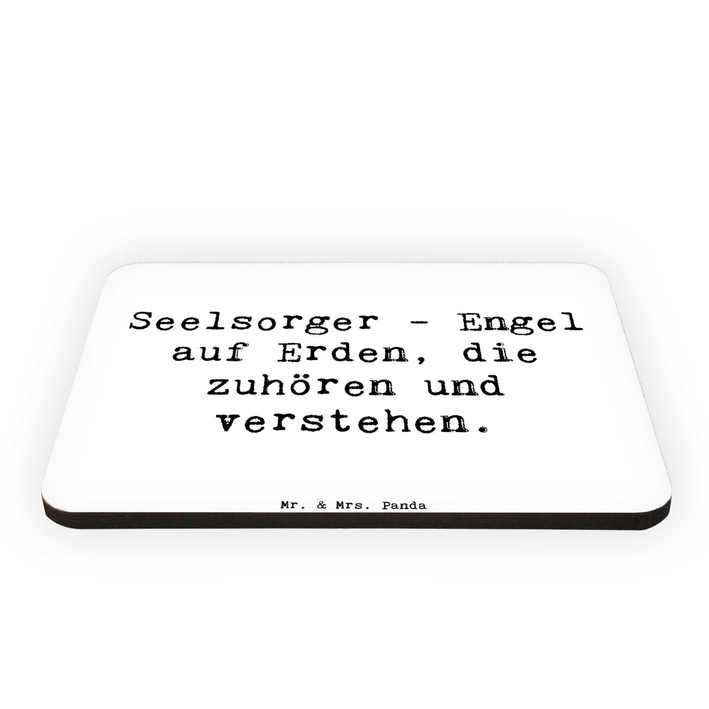 Magnet Seelsorger - Engel auf Erden, die zuhören und verstehen. Kühlschrankmagnet, Pinnwandmagnet, Souvenir Magnet, Motivmagnete, Dekomagnet, Whiteboard Magnet, Notiz Magnet, Kühlschrank Dekoration