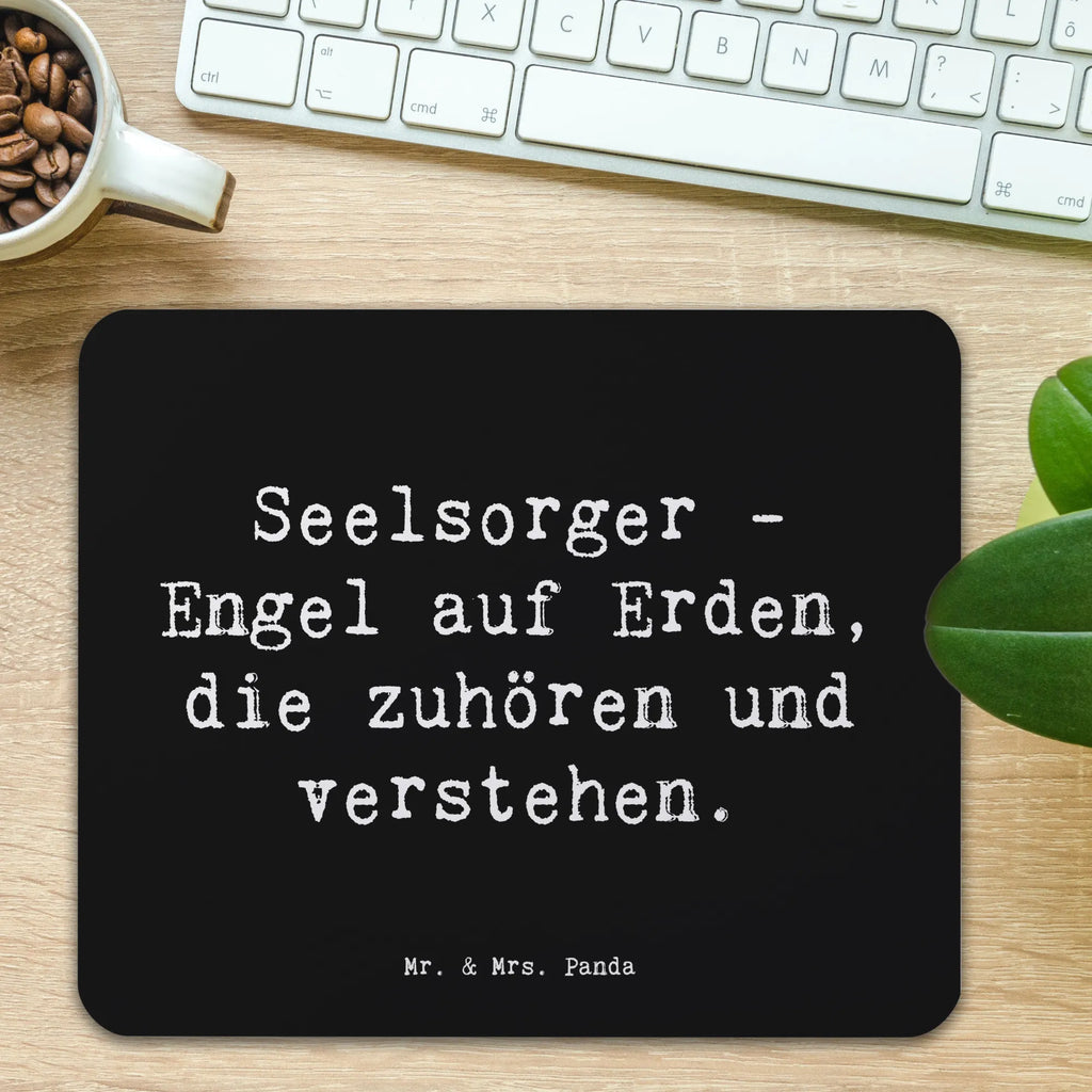 Mauspad Spruch Seelsorger Engel Mousepad, Computer zubehör, Büroausstattung, PC Zubehör, Arbeitszimmer, Mauspad, Einzigartiges Mauspad, Designer Mauspad, Mausunterlage, Mauspad Büro