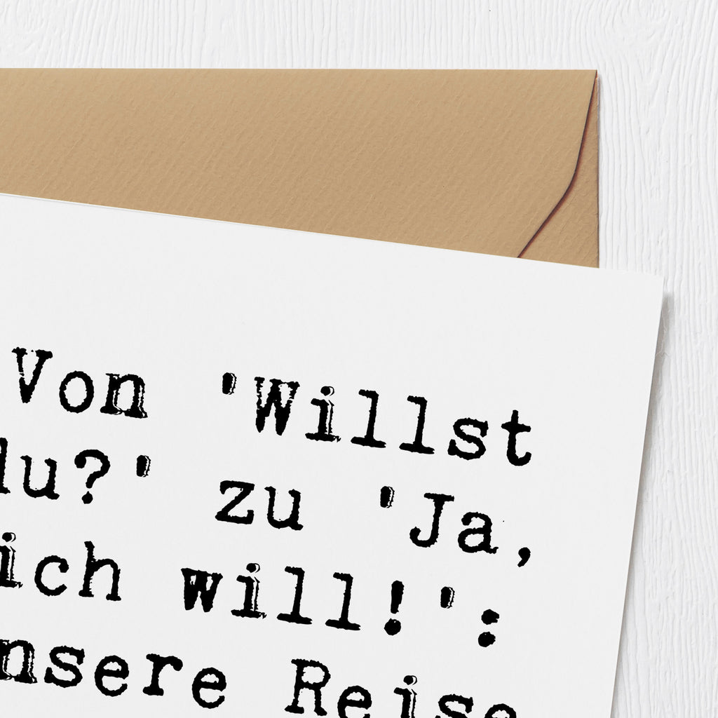 Deluxe Karte Spruch Verlobung Abenteuer Karte, Grußkarte, Klappkarte, Einladungskarte, Glückwunschkarte, Hochzeitskarte, Geburtstagskarte, Hochwertige Grußkarte, Hochwertige Klappkarte, Hochzeit, Hochzeitsgeschenk, Ehe, Hochzeitsfeier, Trauung, Trauungsgeschenk, Verlobungsfeier, Verlobungsgeschenk, Hochzeitsgeschenkideen, Hochzeitsgeschenke für Brautpaar