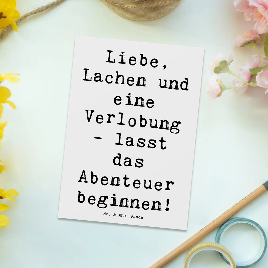 Postkarte Spruch Verlobungsfeier Abenteuer Postkarte, Karte, Geschenkkarte, Grußkarte, Einladung, Ansichtskarte, Geburtstagskarte, Einladungskarte, Dankeskarte, Ansichtskarten, Einladung Geburtstag, Einladungskarten Geburtstag, Hochzeit, Hochzeitsgeschenk, Ehe, Hochzeitsfeier, Trauung, Trauungsgeschenk, Hochzeitskarte, Verlobungsfeier, Verlobungsgeschenk, Hochzeitsgeschenkideen, Hochzeitsgeschenke für Brautpaar