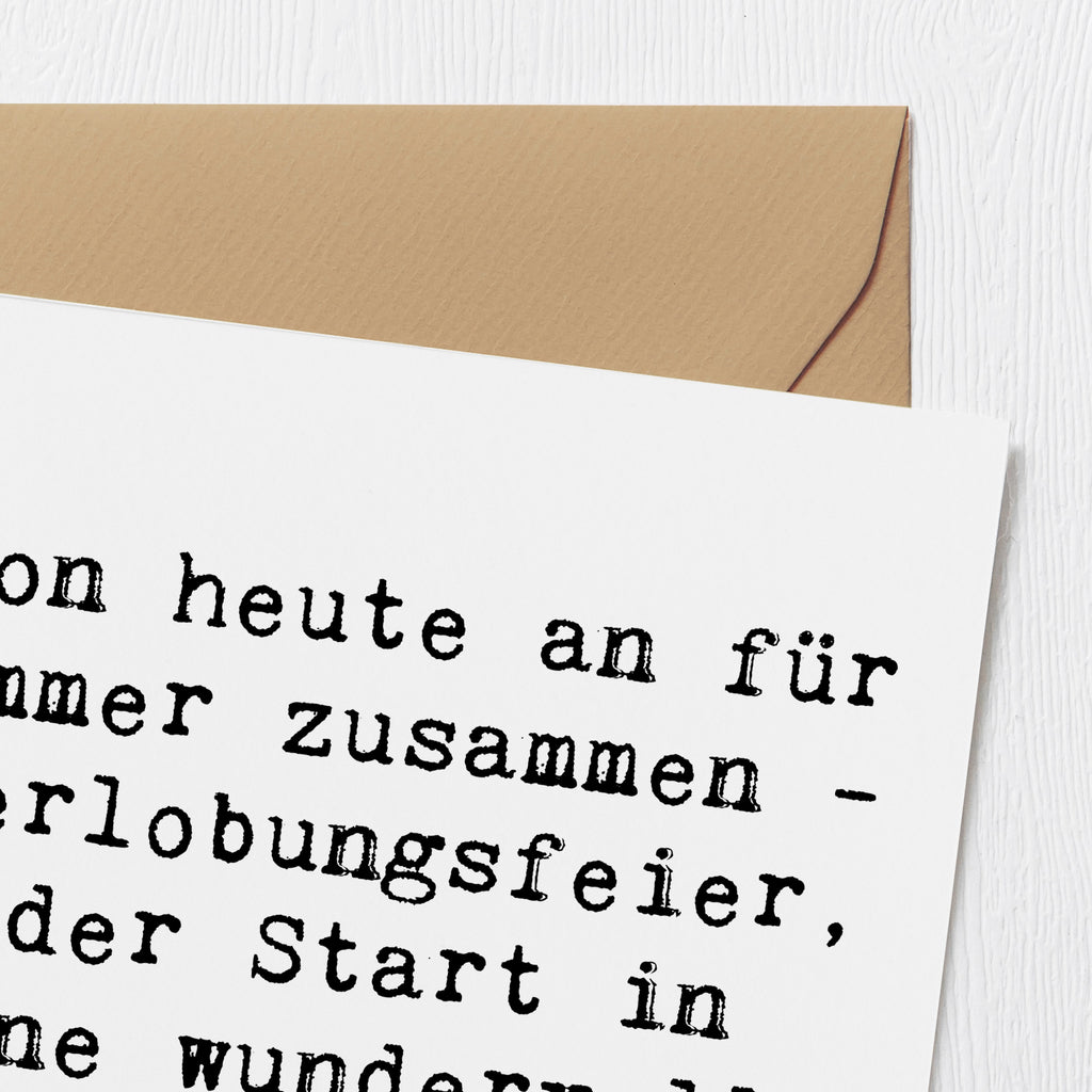 Deluxe Karte Von heute an für immer zusammen - Verlobungsfeier, der Start in eine wundervolle Zukunft! Karte, Grußkarte, Klappkarte, Einladungskarte, Glückwunschkarte, Hochzeitskarte, Geburtstagskarte, Hochwertige Grußkarte, Hochwertige Klappkarte, Hochzeit, Hochzeitsgeschenk, Ehe, Hochzeitsfeier, Trauung, Trauungsgeschenk, Verlobungsfeier, Verlobungsgeschenk, Hochzeitsgeschenkideen, Hochzeitsgeschenke für Brautpaar