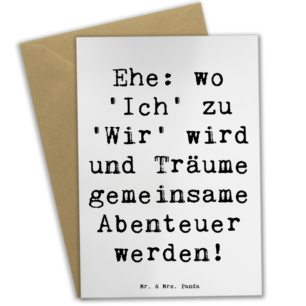 Grußkarte Ehe: wo 'Ich' zu 'Wir' wird und Träume gemeinsame Abenteuer werden! Grußkarte, Klappkarte, Einladungskarte, Glückwunschkarte, Hochzeitskarte, Geburtstagskarte, Karte, Ansichtskarten, Hochzeit, Hochzeitsgeschenk, Ehe, Hochzeitsfeier, Trauung, Trauungsgeschenk, Verlobungsfeier, Verlobungsgeschenk, Hochzeitsgeschenkideen, Hochzeitsgeschenke für Brautpaar