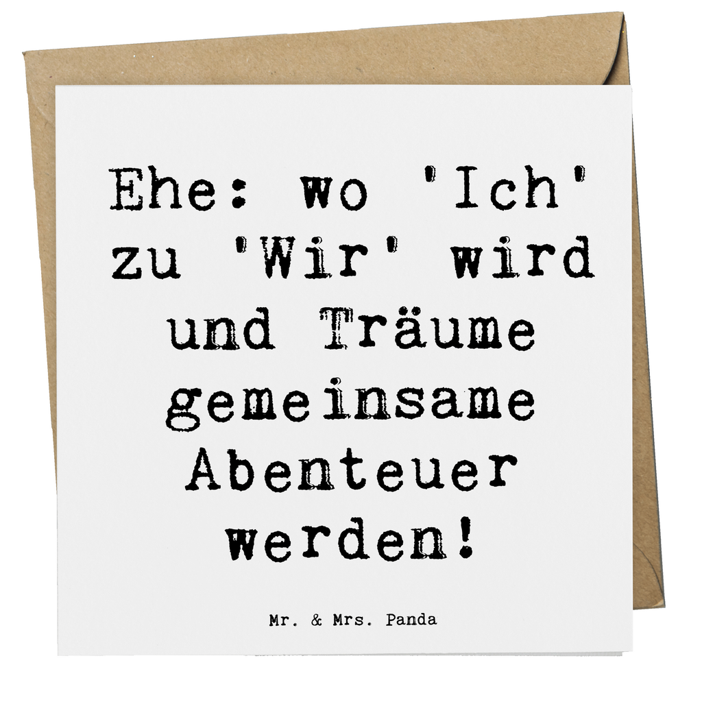 Deluxe Karte Ehe: wo 'Ich' zu 'Wir' wird und Träume gemeinsame Abenteuer werden! Karte, Grußkarte, Klappkarte, Einladungskarte, Glückwunschkarte, Hochzeitskarte, Geburtstagskarte, Hochwertige Grußkarte, Hochwertige Klappkarte, Hochzeit, Hochzeitsgeschenk, Ehe, Hochzeitsfeier, Trauung, Trauungsgeschenk, Verlobungsfeier, Verlobungsgeschenk, Hochzeitsgeschenkideen, Hochzeitsgeschenke für Brautpaar