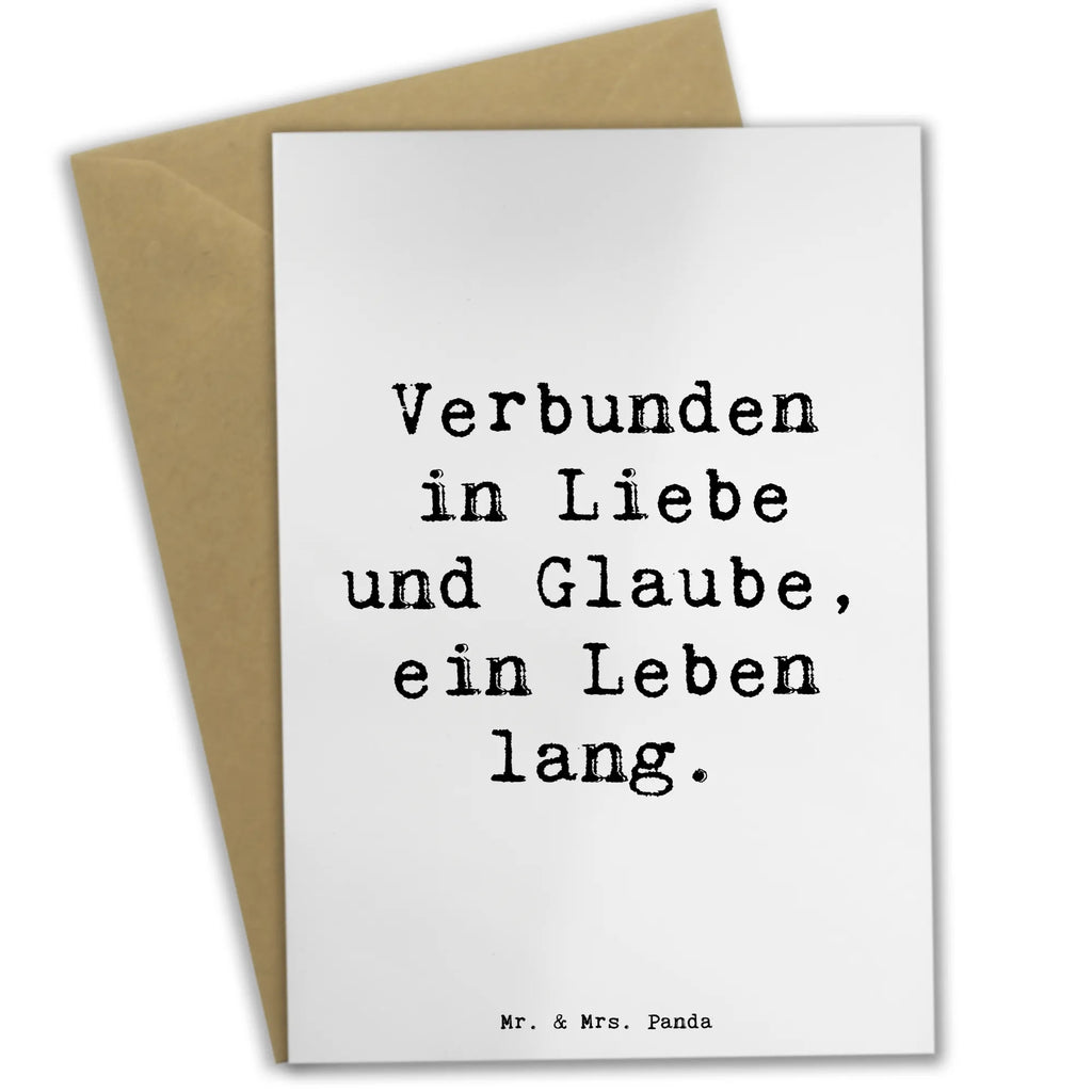 Grußkarte Verbunden in Liebe und Glaube, ein Leben lang. Grußkarte, Klappkarte, Einladungskarte, Glückwunschkarte, Hochzeitskarte, Geburtstagskarte, Karte, Ansichtskarten, Hochzeit, Hochzeitsgeschenk, Ehe, Hochzeitsfeier, Trauung, Trauungsgeschenk, Verlobungsfeier, Verlobungsgeschenk, Hochzeitsgeschenkideen, Hochzeitsgeschenke für Brautpaar