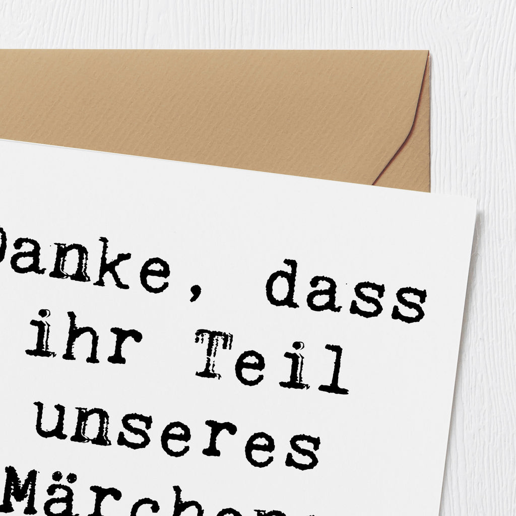 Deluxe Karte Spruch Gastgeschenke Märchen Karte, Grußkarte, Klappkarte, Einladungskarte, Glückwunschkarte, Hochzeitskarte, Geburtstagskarte, Hochwertige Grußkarte, Hochwertige Klappkarte, Hochzeit, Hochzeitsgeschenk, Ehe, Hochzeitsfeier, Trauung, Trauungsgeschenk, Verlobungsfeier, Verlobungsgeschenk, Hochzeitsgeschenkideen, Hochzeitsgeschenke für Brautpaar