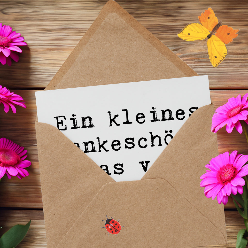 Deluxe Karte Ein kleines Dankeschön, das von Herzen kommt. Karte, Grußkarte, Klappkarte, Einladungskarte, Glückwunschkarte, Hochzeitskarte, Geburtstagskarte, Hochwertige Grußkarte, Hochwertige Klappkarte, Hochzeit, Hochzeitsgeschenk, Ehe, Hochzeitsfeier, Trauung, Trauungsgeschenk, Verlobungsfeier, Verlobungsgeschenk, Hochzeitsgeschenkideen, Hochzeitsgeschenke für Brautpaar