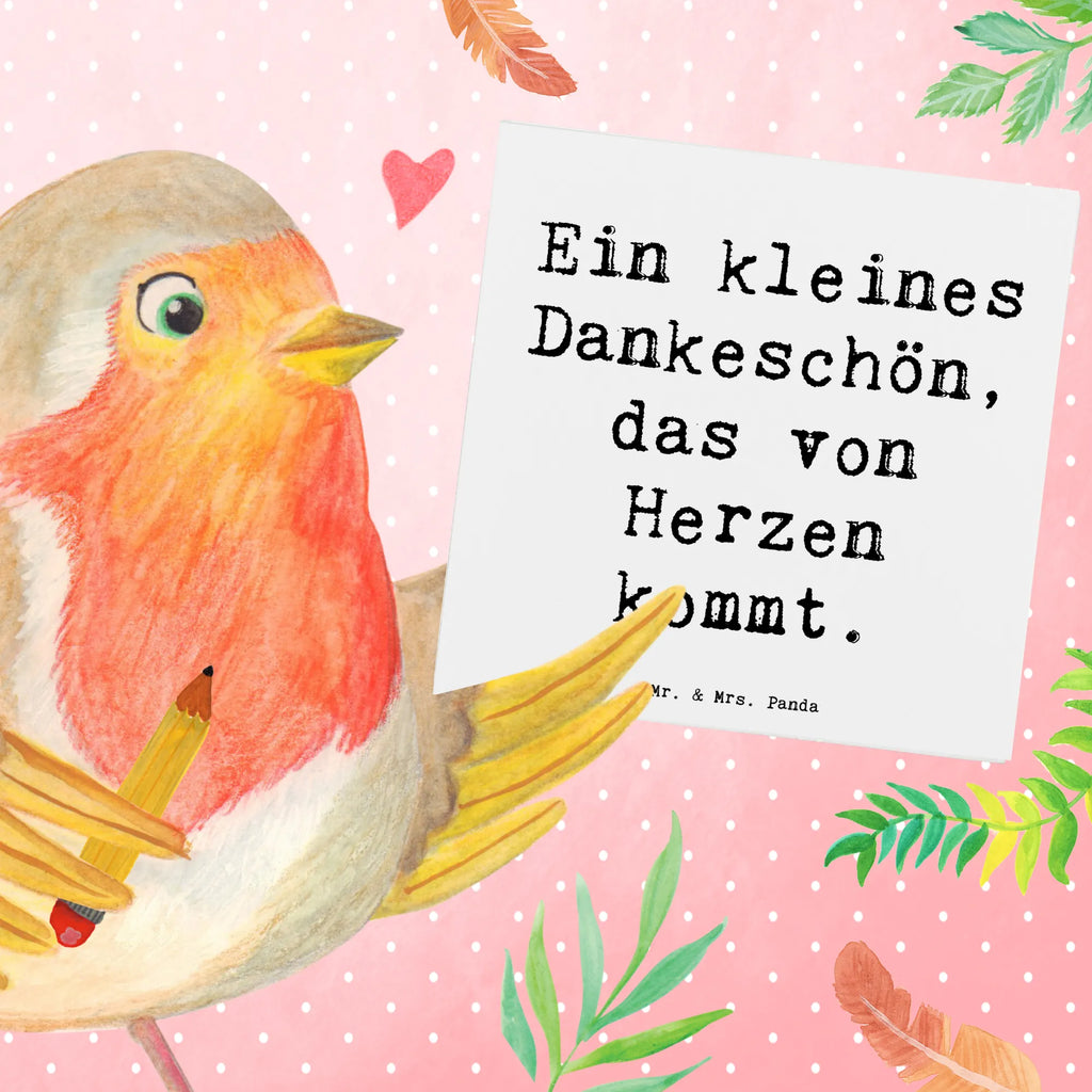 Deluxe Karte Ein kleines Dankeschön, das von Herzen kommt. Karte, Grußkarte, Klappkarte, Einladungskarte, Glückwunschkarte, Hochzeitskarte, Geburtstagskarte, Hochwertige Grußkarte, Hochwertige Klappkarte, Hochzeit, Hochzeitsgeschenk, Ehe, Hochzeitsfeier, Trauung, Trauungsgeschenk, Verlobungsfeier, Verlobungsgeschenk, Hochzeitsgeschenkideen, Hochzeitsgeschenke für Brautpaar