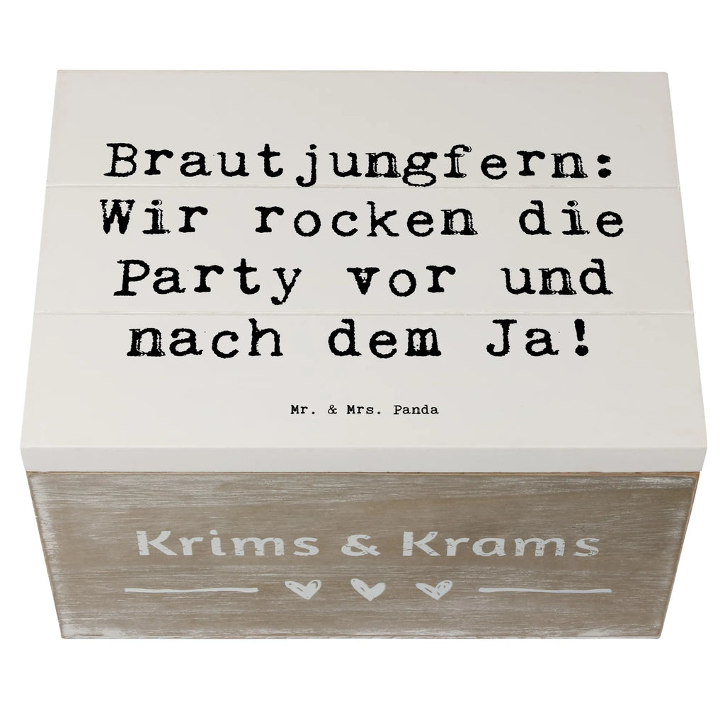 Holzkiste Spruch Brautjungfern Party Holzkiste, Kiste, Schatzkiste, Truhe, Schatulle, XXL, Erinnerungsbox, Erinnerungskiste, Dekokiste, Aufbewahrungsbox, Geschenkbox, Geschenkdose, Hochzeit, Hochzeitsgeschenk, Ehe, Hochzeitsfeier, Trauung, Trauungsgeschenk, Hochzeitskarte, Verlobungsfeier, Verlobungsgeschenk, Hochzeitsgeschenkideen, Hochzeitsgeschenke für Brautpaar