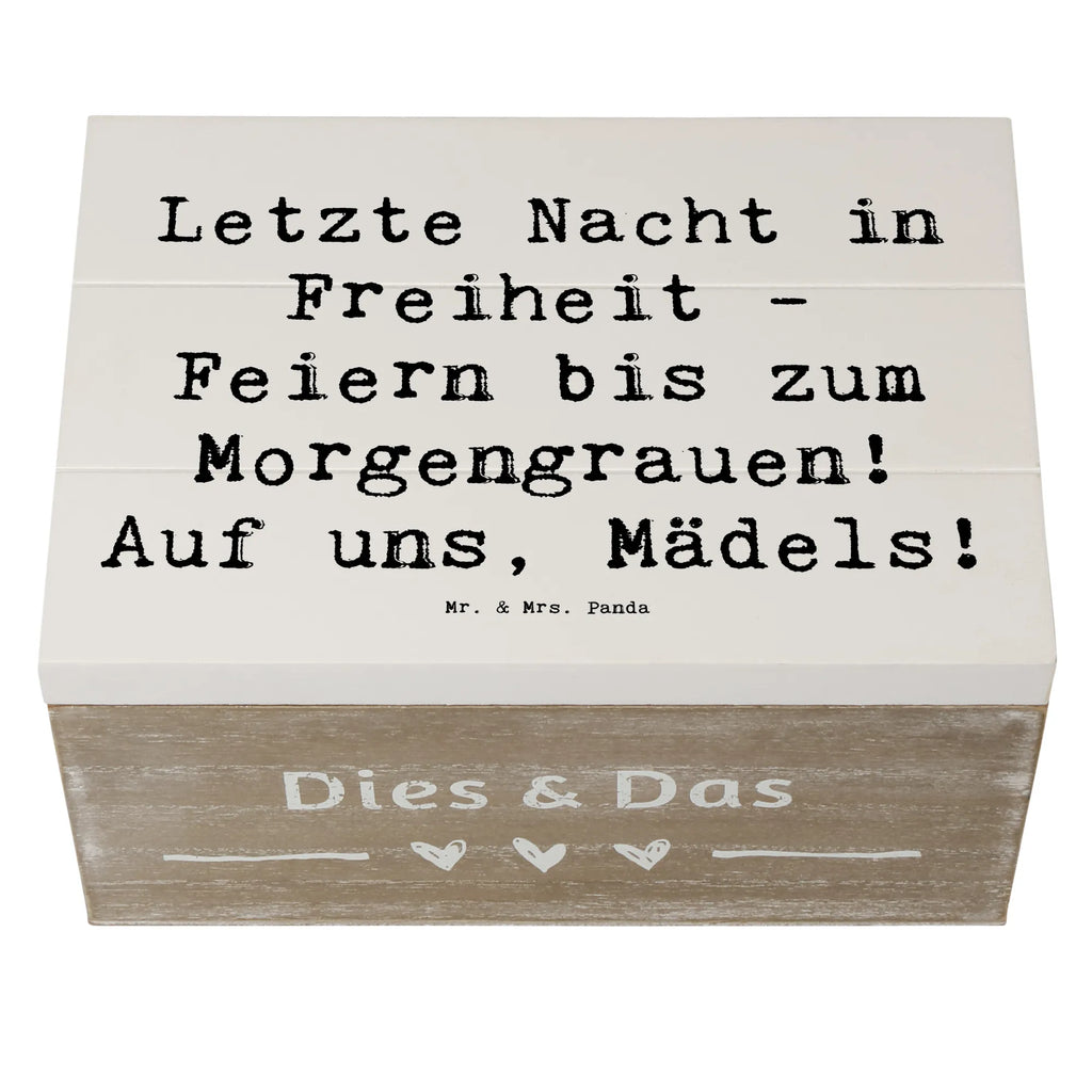 Holzkiste Spruch Junggesellinnenabschied Feiern Holzkiste, Kiste, Schatzkiste, Truhe, Schatulle, XXL, Erinnerungsbox, Erinnerungskiste, Dekokiste, Aufbewahrungsbox, Geschenkbox, Geschenkdose, Hochzeit, Hochzeitsgeschenk, Ehe, Hochzeitsfeier, Trauung, Trauungsgeschenk, Hochzeitskarte, Verlobungsfeier, Verlobungsgeschenk, Hochzeitsgeschenkideen, Hochzeitsgeschenke für Brautpaar