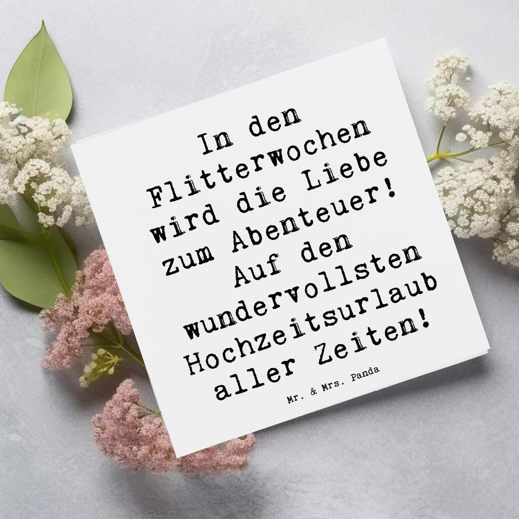 Deluxe Karte Spruch Flitterwochen Abenteuer Karte, Grußkarte, Klappkarte, Einladungskarte, Glückwunschkarte, Hochzeitskarte, Geburtstagskarte, Hochwertige Grußkarte, Hochwertige Klappkarte, Hochzeit, Hochzeitsgeschenk, Ehe, Hochzeitsfeier, Trauung, Trauungsgeschenk, Verlobungsfeier, Verlobungsgeschenk, Hochzeitsgeschenkideen, Hochzeitsgeschenke für Brautpaar