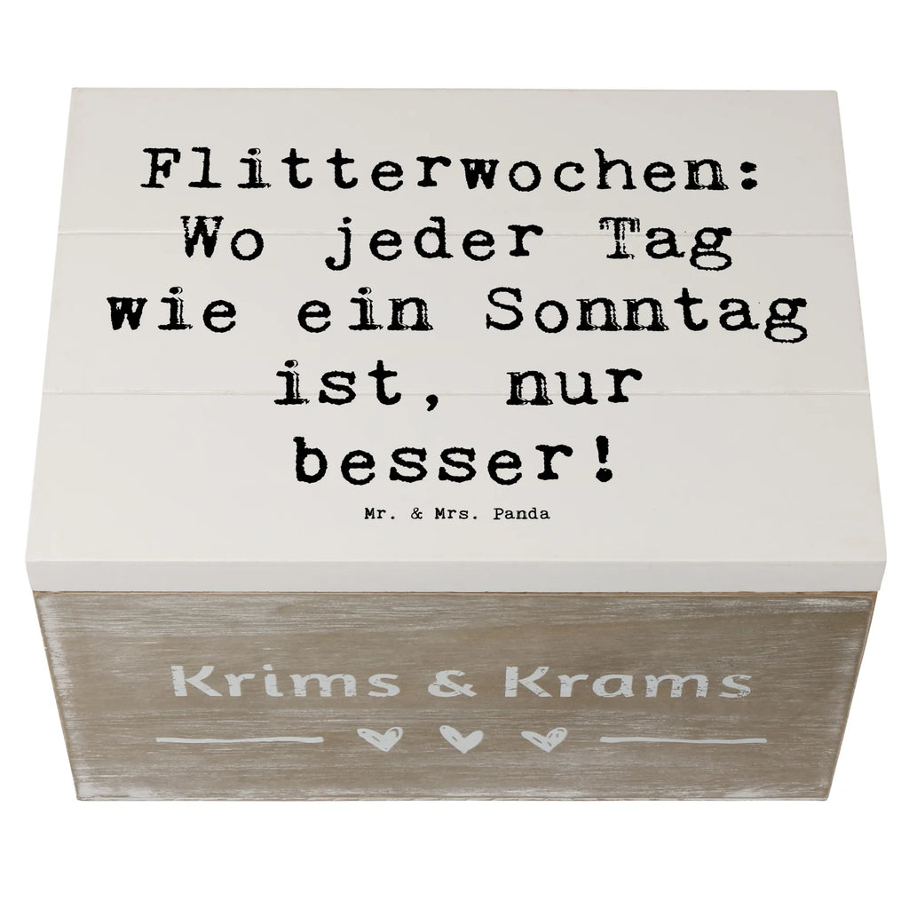 Holzkiste Spruch Flitterwochen-Magie Holzkiste, Kiste, Schatzkiste, Truhe, Schatulle, XXL, Erinnerungsbox, Erinnerungskiste, Dekokiste, Aufbewahrungsbox, Geschenkbox, Geschenkdose, Hochzeit, Hochzeitsgeschenk, Ehe, Hochzeitsfeier, Trauung, Trauungsgeschenk, Hochzeitskarte, Verlobungsfeier, Verlobungsgeschenk, Hochzeitsgeschenkideen, Hochzeitsgeschenke für Brautpaar