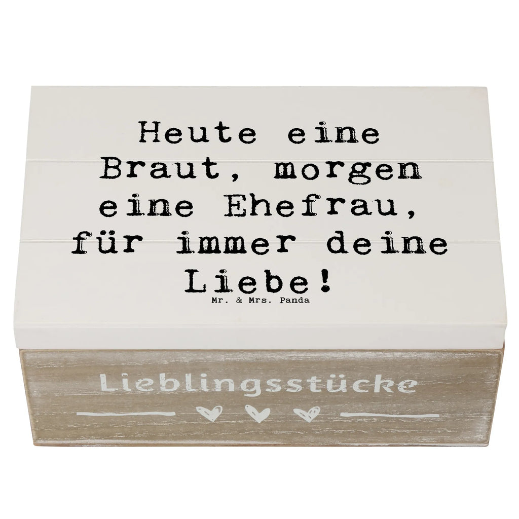 Holzkiste Heute eine Braut, morgen eine Ehefrau, für immer deine Liebe! Holzkiste, Kiste, Schatzkiste, Truhe, Schatulle, XXL, Erinnerungsbox, Erinnerungskiste, Dekokiste, Aufbewahrungsbox, Geschenkbox, Geschenkdose, Hochzeit, Hochzeitsgeschenk, Ehe, Hochzeitsfeier, Trauung, Trauungsgeschenk, Hochzeitskarte, Verlobungsfeier, Verlobungsgeschenk, Hochzeitsgeschenkideen, Hochzeitsgeschenke für Brautpaar