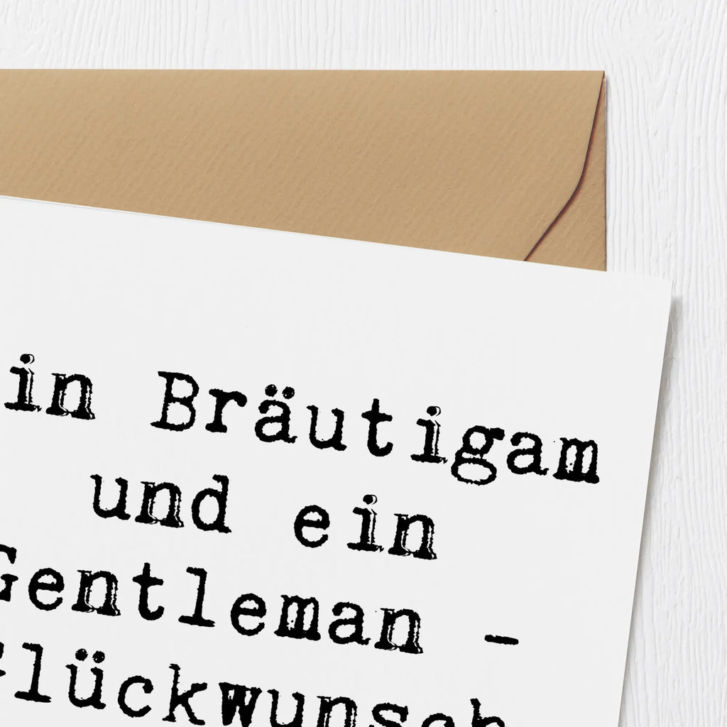 Deluxe Karte Spruch Bräutigam Gentleman Karte, Grußkarte, Klappkarte, Einladungskarte, Glückwunschkarte, Hochzeitskarte, Geburtstagskarte, Hochwertige Grußkarte, Hochwertige Klappkarte, Hochzeit, Hochzeitsgeschenk, Ehe, Hochzeitsfeier, Trauung, Trauungsgeschenk, Verlobungsfeier, Verlobungsgeschenk, Hochzeitsgeschenkideen, Hochzeitsgeschenke für Brautpaar