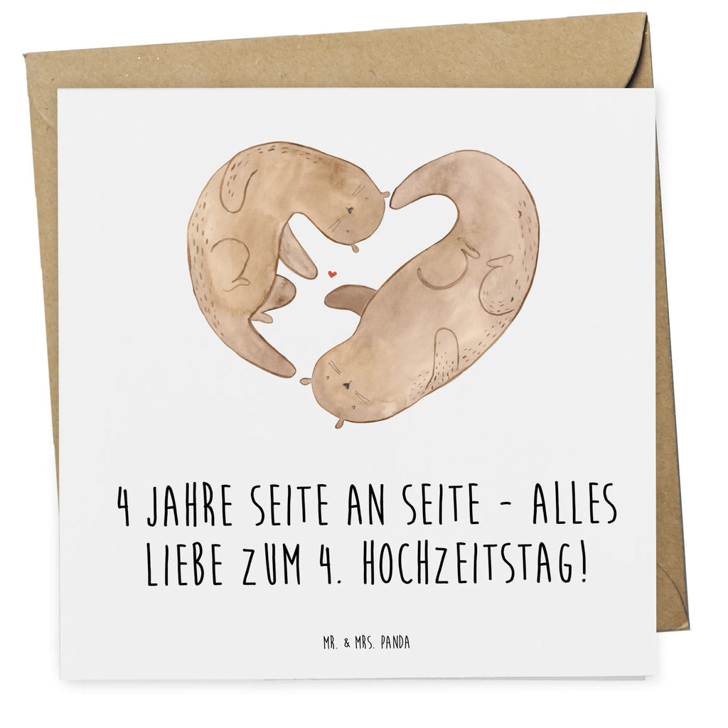 Deluxe Karte 4. Hochzeitstag Seidenhochzeit Karte, Grußkarte, Klappkarte, Einladungskarte, Glückwunschkarte, Hochzeitskarte, Geburtstagskarte, Hochwertige Grußkarte, Hochwertige Klappkarte, Hochzeit, Hochzeitsgeschenk, Ehe, Hochzeitsfeier, Trauung, Trauungsgeschenk, Verlobungsfeier, Verlobungsgeschenk, Hochzeitsgeschenkideen, Hochzeitsgeschenke für Brautpaar