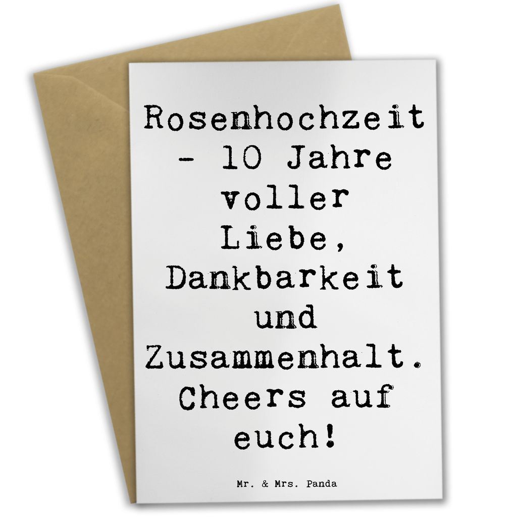 Grußkarte Rosenhochzeit - 10 Jahre voller Liebe, Dankbarkeit und Zusammenhalt. Cheers auf euch! Grußkarte, Klappkarte, Einladungskarte, Glückwunschkarte, Hochzeitskarte, Geburtstagskarte, Karte, Ansichtskarten, Hochzeit, Hochzeitsgeschenk, Ehe, Hochzeitsfeier, Trauung, Trauungsgeschenk, Verlobungsfeier, Verlobungsgeschenk, Hochzeitsgeschenkideen, Hochzeitsgeschenke für Brautpaar