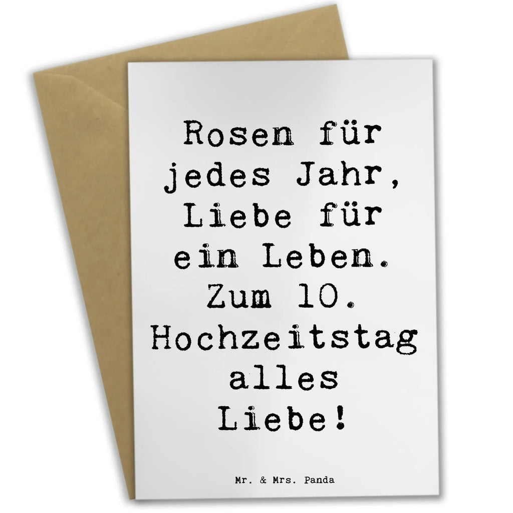 Grußkarte Rosen für jedes Jahr, Liebe für ein Leben. Zum 10. Hochzeitstag alles Liebe! Grußkarte, Klappkarte, Einladungskarte, Glückwunschkarte, Hochzeitskarte, Geburtstagskarte, Karte, Ansichtskarten, Hochzeit, Hochzeitsgeschenk, Ehe, Hochzeitsfeier, Trauung, Trauungsgeschenk, Verlobungsfeier, Verlobungsgeschenk, Hochzeitsgeschenkideen, Hochzeitsgeschenke für Brautpaar