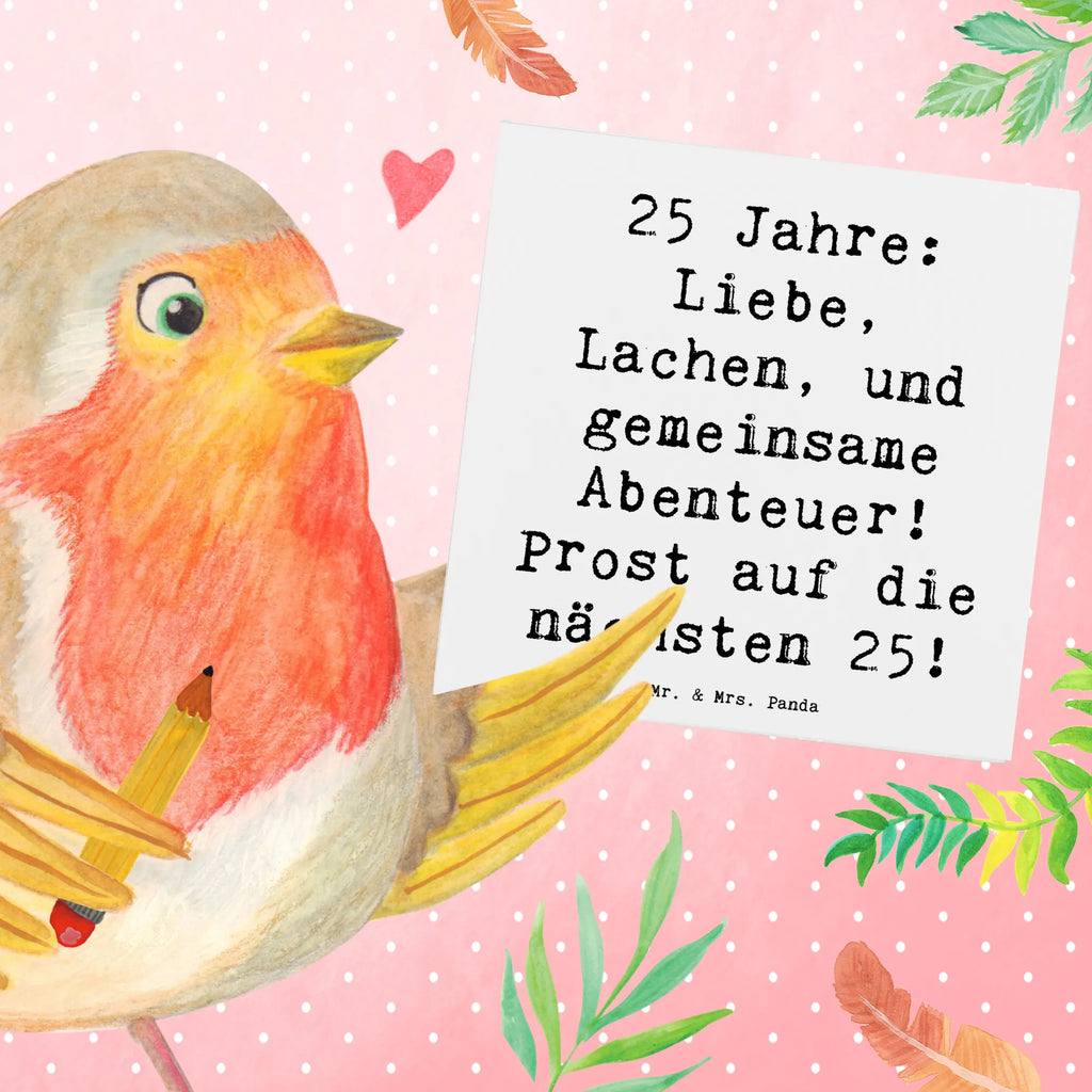 Deluxe Karte Spruch 25. Hochzeitstag Silberne Hochzeit Karte, Grußkarte, Klappkarte, Einladungskarte, Glückwunschkarte, Hochzeitskarte, Geburtstagskarte, Hochwertige Grußkarte, Hochwertige Klappkarte, Hochzeit, Hochzeitsgeschenk, Ehe, Hochzeitsfeier, Trauung, Trauungsgeschenk, Verlobungsfeier, Verlobungsgeschenk, Hochzeitsgeschenkideen, Hochzeitsgeschenke für Brautpaar