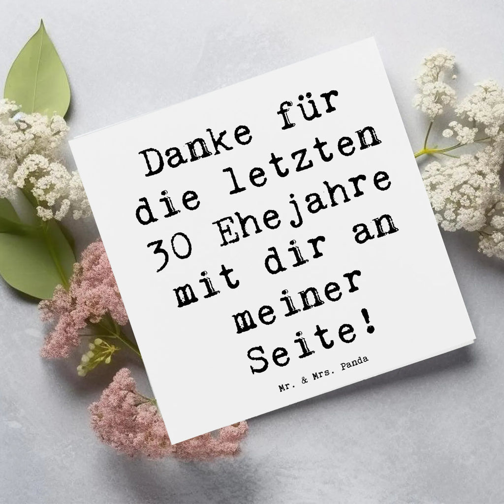 Deluxe Karte Spruch 30. Hochzeitstag Perlenhochzeit Karte, Grußkarte, Klappkarte, Einladungskarte, Glückwunschkarte, Hochzeitskarte, Geburtstagskarte, Hochwertige Grußkarte, Hochwertige Klappkarte, Hochzeit, Hochzeitsgeschenk, Ehe, Hochzeitsfeier, Trauung, Trauungsgeschenk, Verlobungsfeier, Verlobungsgeschenk, Hochzeitsgeschenkideen, Hochzeitsgeschenke für Brautpaar