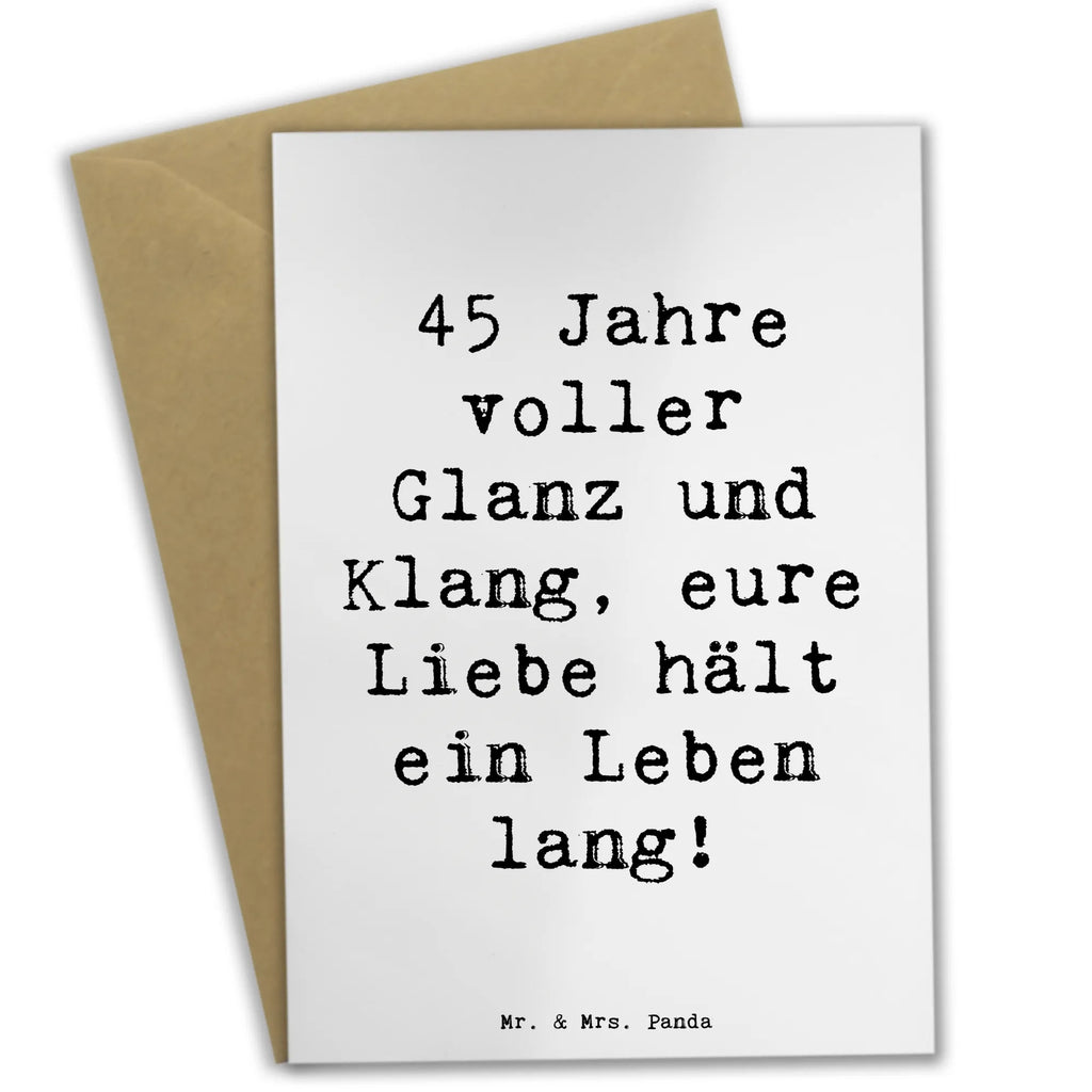 Grußkarte Spruch 45. Hochzeitstag Messinghochzeit Grußkarte, Klappkarte, Einladungskarte, Glückwunschkarte, Hochzeitskarte, Geburtstagskarte, Karte, Ansichtskarten, Hochzeit, Hochzeitsgeschenk, Ehe, Hochzeitsfeier, Trauung, Trauungsgeschenk, Verlobungsfeier, Verlobungsgeschenk, Hochzeitsgeschenkideen, Hochzeitsgeschenke für Brautpaar