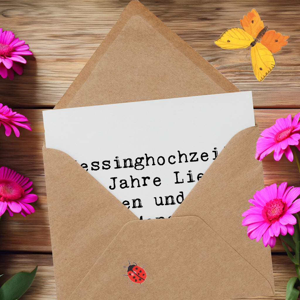 Deluxe Karte Spruch 45. Hochzeitstag Messinghochzeit Karte, Grußkarte, Klappkarte, Einladungskarte, Glückwunschkarte, Hochzeitskarte, Geburtstagskarte, Hochwertige Grußkarte, Hochwertige Klappkarte, Hochzeit, Hochzeitsgeschenk, Ehe, Hochzeitsfeier, Trauung, Trauungsgeschenk, Verlobungsfeier, Verlobungsgeschenk, Hochzeitsgeschenkideen, Hochzeitsgeschenke für Brautpaar