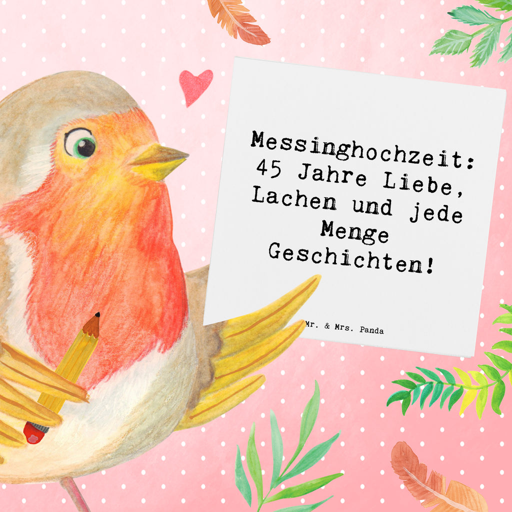 Deluxe Karte Spruch 45. Hochzeitstag Messinghochzeit Karte, Grußkarte, Klappkarte, Einladungskarte, Glückwunschkarte, Hochzeitskarte, Geburtstagskarte, Hochwertige Grußkarte, Hochwertige Klappkarte, Hochzeit, Hochzeitsgeschenk, Ehe, Hochzeitsfeier, Trauung, Trauungsgeschenk, Verlobungsfeier, Verlobungsgeschenk, Hochzeitsgeschenkideen, Hochzeitsgeschenke für Brautpaar