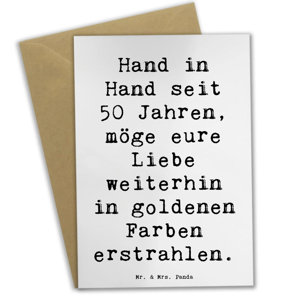 Grußkarte Hand in Hand seit 50 Jahren, möge eure Liebe weiterhin in goldenen Farben erstrahlen. Grußkarte, Klappkarte, Einladungskarte, Glückwunschkarte, Hochzeitskarte, Geburtstagskarte, Karte, Ansichtskarten, Hochzeit, Hochzeitsgeschenk, Ehe, Hochzeitsfeier, Trauung, Trauungsgeschenk, Verlobungsfeier, Verlobungsgeschenk, Hochzeitsgeschenkideen, Hochzeitsgeschenke für Brautpaar