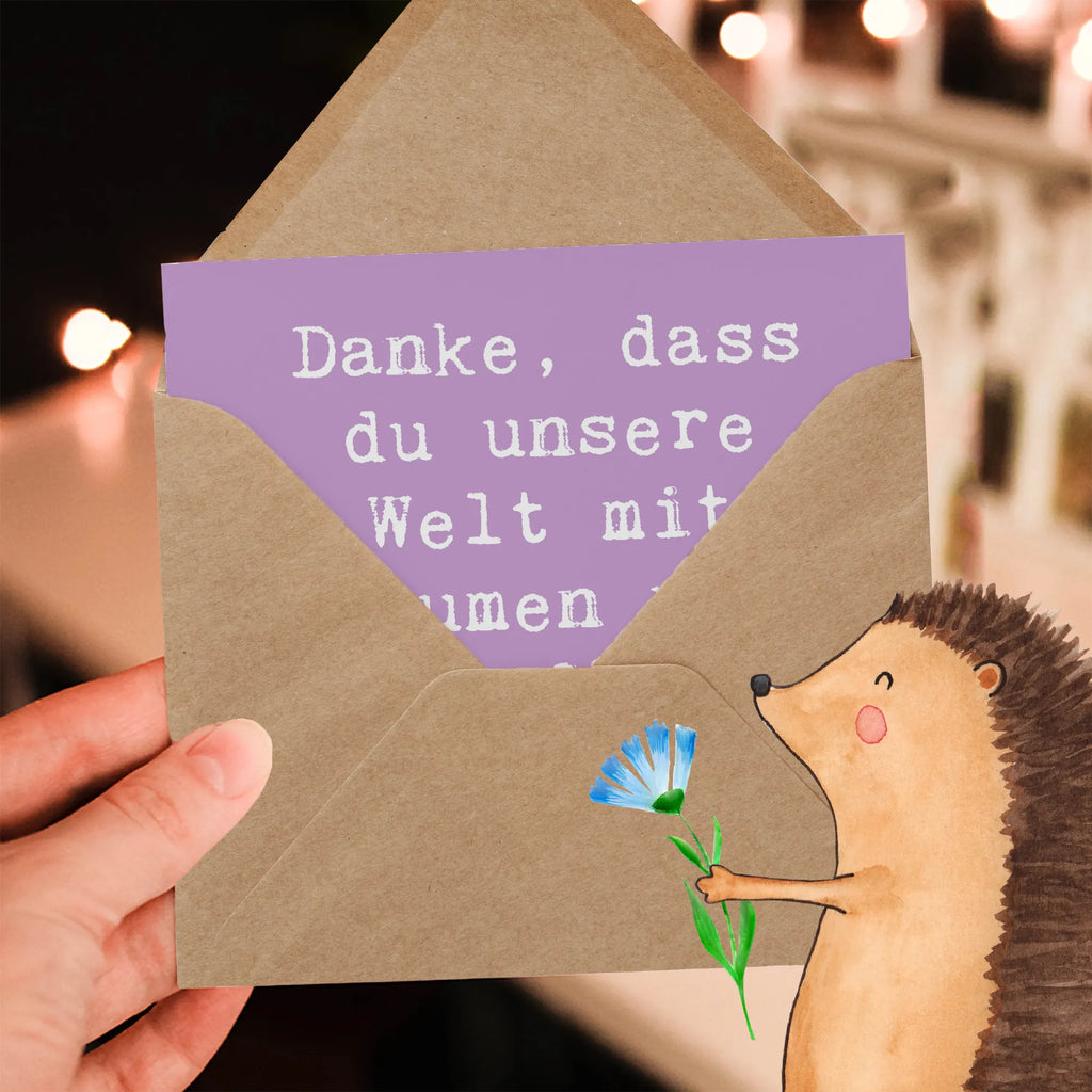 Deluxe Karte Spruch Gärtner Dankeschön Karte, Grußkarte, Klappkarte, Einladungskarte, Glückwunschkarte, Hochzeitskarte, Geburtstagskarte, Hochwertige Grußkarte, Hochwertige Klappkarte