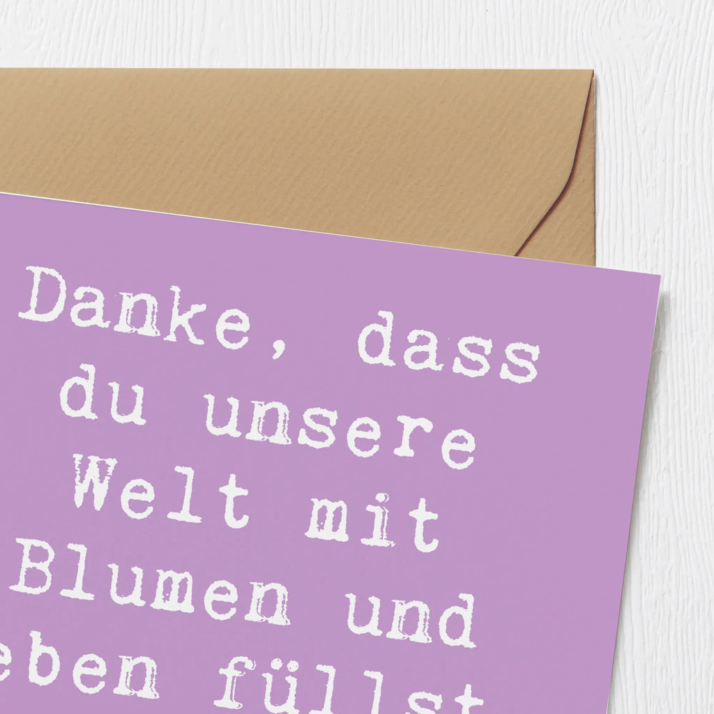 Deluxe Karte Spruch Gärtner Dankeschön Karte, Grußkarte, Klappkarte, Einladungskarte, Glückwunschkarte, Hochzeitskarte, Geburtstagskarte, Hochwertige Grußkarte, Hochwertige Klappkarte