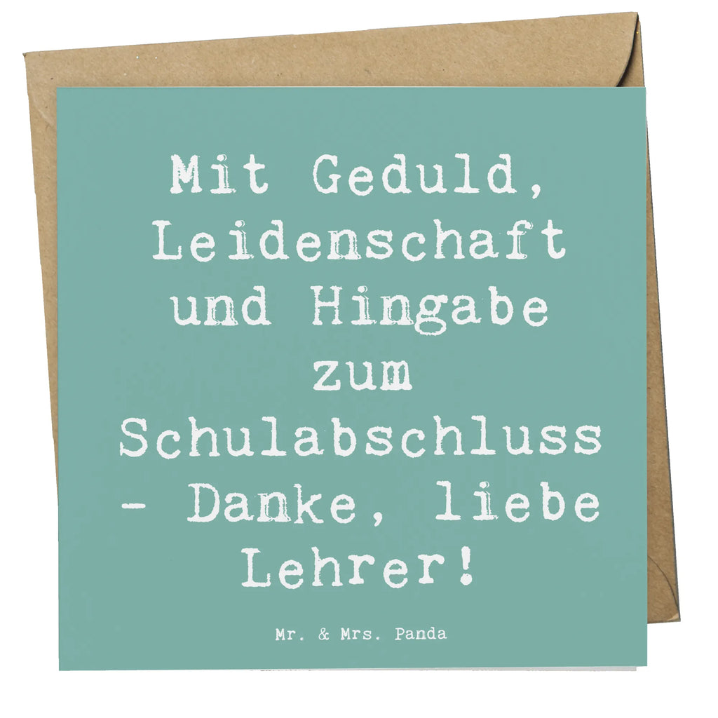 Deluxe Karte Spruch Danke Lehrer Karte, Grußkarte, Klappkarte, Einladungskarte, Glückwunschkarte, Hochzeitskarte, Geburtstagskarte, Hochwertige Grußkarte, Hochwertige Klappkarte