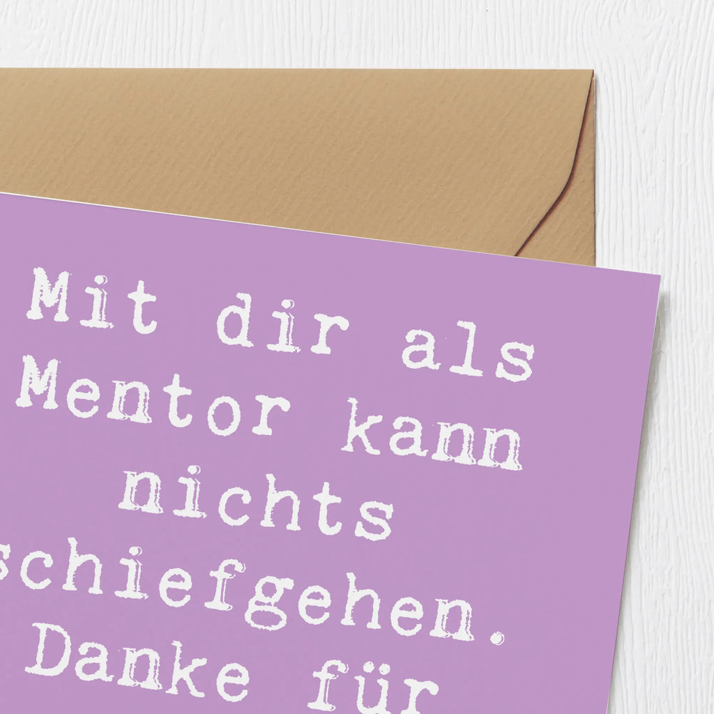 Deluxe Karte Spruch Beste Mentor Karte, Grußkarte, Klappkarte, Einladungskarte, Glückwunschkarte, Hochzeitskarte, Geburtstagskarte, Hochwertige Grußkarte, Hochwertige Klappkarte