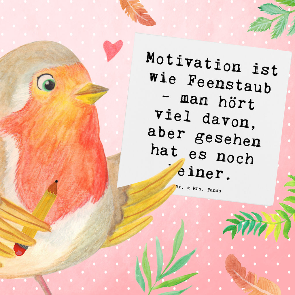 Deluxe Karte Spruch Magische Motivation Karte, Grußkarte, Klappkarte, Einladungskarte, Glückwunschkarte, Hochzeitskarte, Geburtstagskarte, Hochwertige Grußkarte, Hochwertige Klappkarte