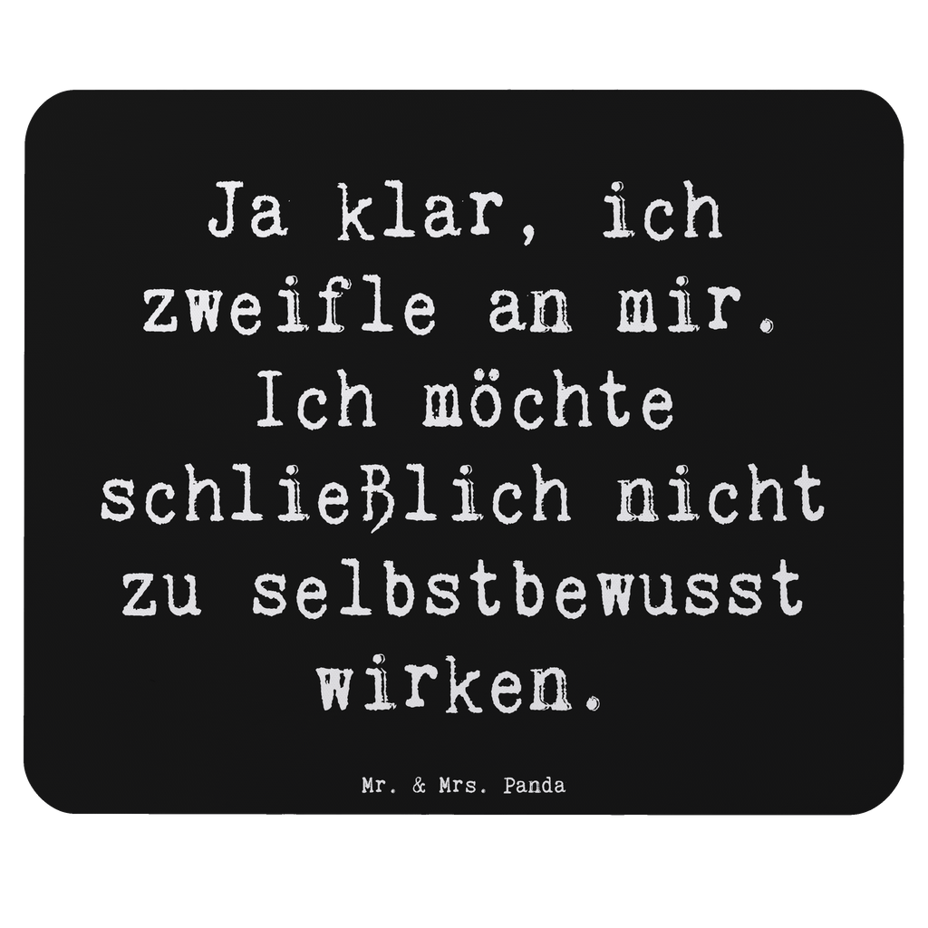 Mauspad Spruch Selbstzweifel Charm Mousepad, Computer zubehör, Büroausstattung, PC Zubehör, Arbeitszimmer, Mauspad, Einzigartiges Mauspad, Designer Mauspad, Mausunterlage, Mauspad Büro