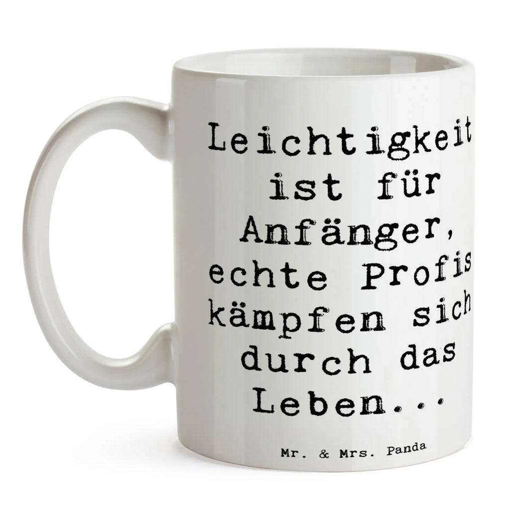 Tasse Spruch Leichtigkeit für Profis Tasse, Kaffeetasse, Teetasse, Becher, Kaffeebecher, Teebecher, Keramiktasse, Porzellantasse, Büro Tasse, Geschenk Tasse, Tasse Sprüche, Tasse Motive, Kaffeetassen, Tasse bedrucken, Designer Tasse, Cappuccino Tassen, Schöne Teetassen