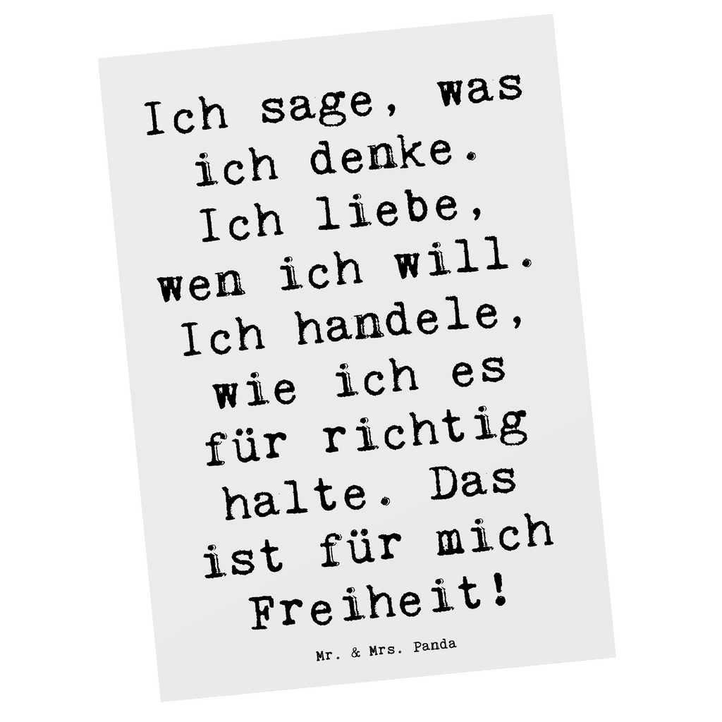 Postkarte Spruch Freiheit Leben Postkarte, Karte, Geschenkkarte, Grußkarte, Einladung, Ansichtskarte, Geburtstagskarte, Einladungskarte, Dankeskarte, Ansichtskarten, Einladung Geburtstag, Einladungskarten Geburtstag