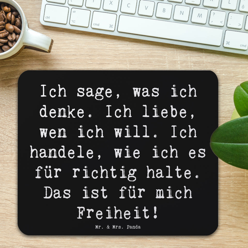 Mauspad Spruch Freiheit Leben Mousepad, Computer zubehör, Büroausstattung, PC Zubehör, Arbeitszimmer, Mauspad, Einzigartiges Mauspad, Designer Mauspad, Mausunterlage, Mauspad Büro