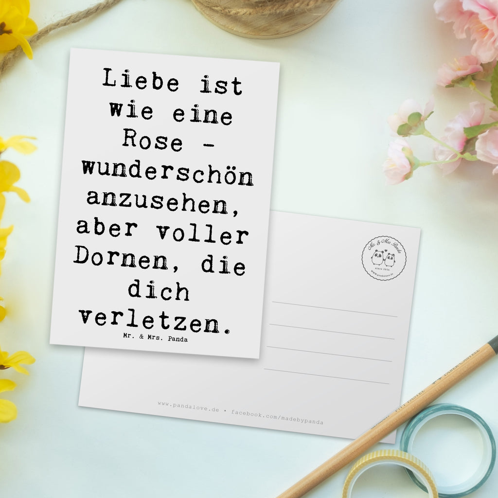 Postkarte Spruch Rose Herzschmerz Postkarte, Karte, Geschenkkarte, Grußkarte, Einladung, Ansichtskarte, Geburtstagskarte, Einladungskarte, Dankeskarte, Ansichtskarten, Einladung Geburtstag, Einladungskarten Geburtstag