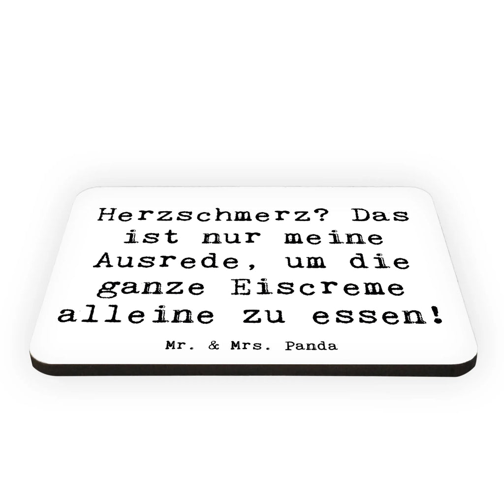 Magnet Spruch Herzschmerz Eiscreme Kühlschrankmagnet, Pinnwandmagnet, Souvenir Magnet, Motivmagnete, Dekomagnet, Whiteboard Magnet, Notiz Magnet, Kühlschrank Dekoration