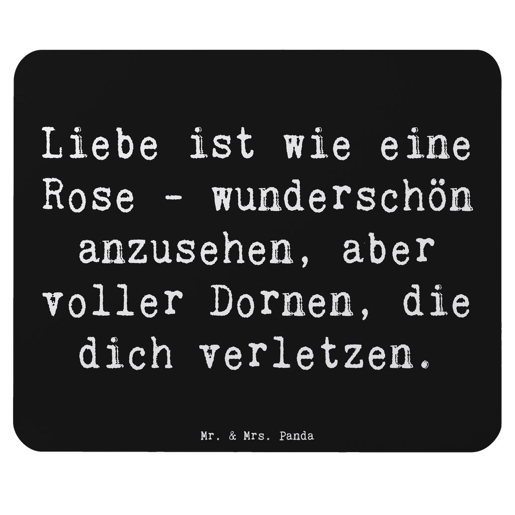 Mauspad Spruch Rose Herzschmerz Mousepad, Computer zubehör, Büroausstattung, PC Zubehör, Arbeitszimmer, Mauspad, Einzigartiges Mauspad, Designer Mauspad, Mausunterlage, Mauspad Büro