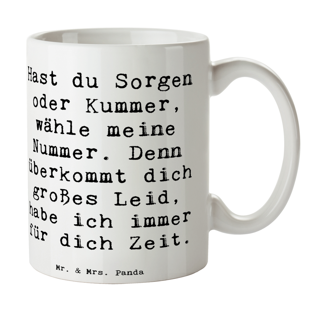 Tasse Schutz Rufnummer