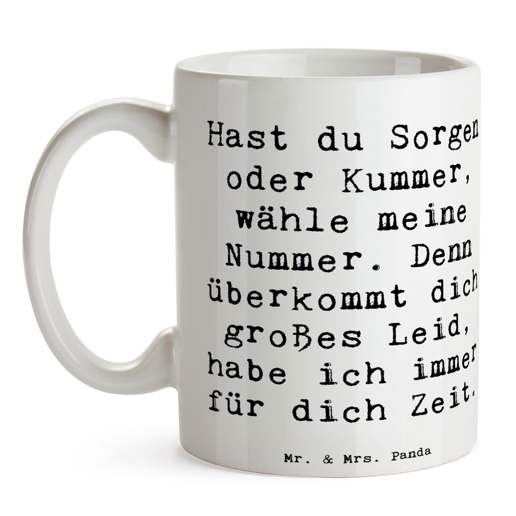 Tasse Schutz Rufnummer