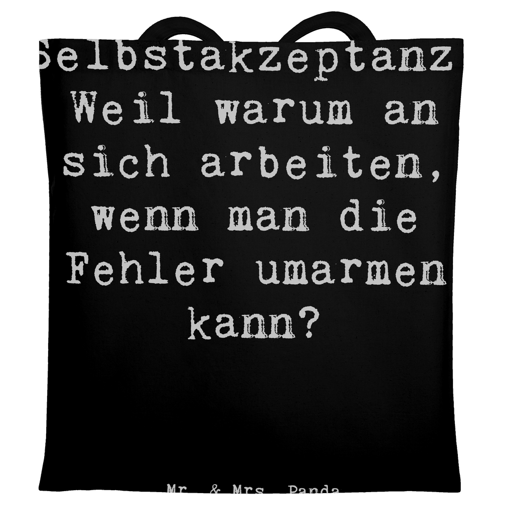 Tragetasche Spruch Selbstakzeptanz Umarmen Beuteltasche, Beutel, Einkaufstasche, Jutebeutel, Stoffbeutel, Tasche, Shopper, Umhängetasche, Strandtasche, Schultertasche, Stofftasche, Tragetasche, Badetasche, Jutetasche, Einkaufstüte, Laptoptasche