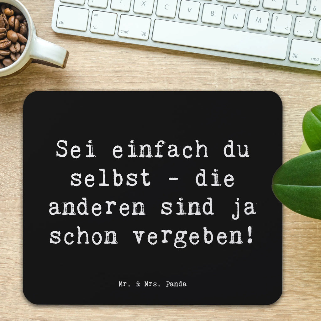 Mauspad Spruch Selbstakzeptanz Einzigartig Mousepad, Computer zubehör, Büroausstattung, PC Zubehör, Arbeitszimmer, Mauspad, Einzigartiges Mauspad, Designer Mauspad, Mausunterlage, Mauspad Büro