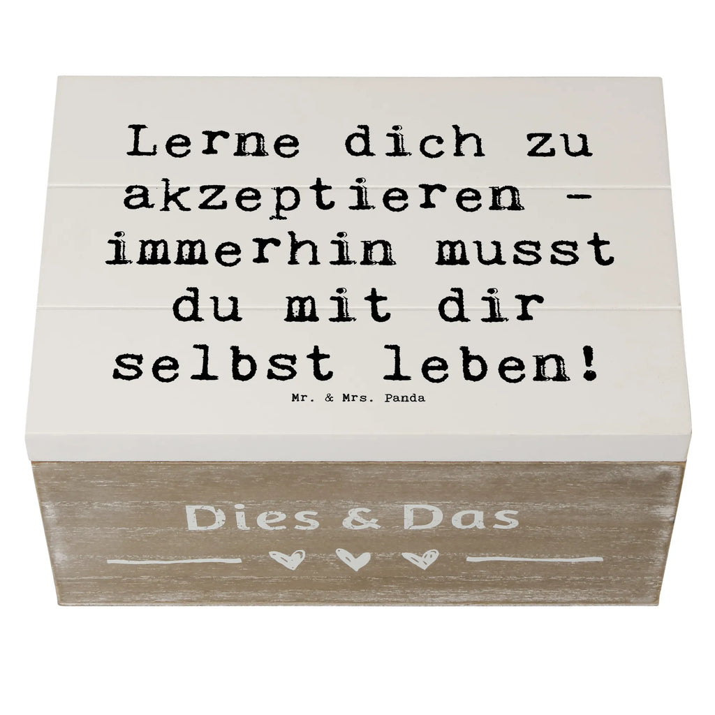 Holzkiste Spruch Selbstakzeptanz Lernen Holzkiste, Kiste, Schatzkiste, Truhe, Schatulle, XXL, Erinnerungsbox, Erinnerungskiste, Dekokiste, Aufbewahrungsbox, Geschenkbox, Geschenkdose