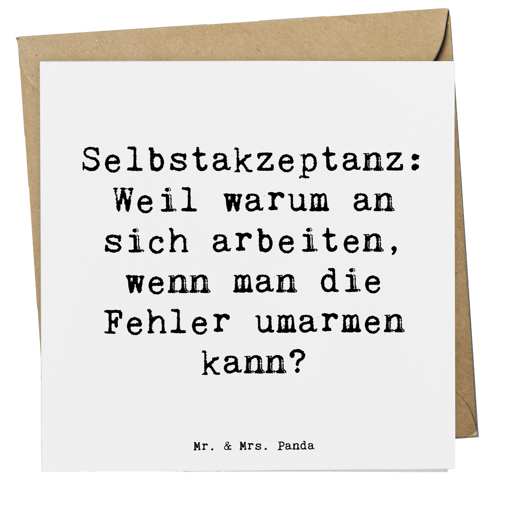 Deluxe Karte Spruch Selbstakzeptanz Umarmen Karte, Grußkarte, Klappkarte, Einladungskarte, Glückwunschkarte, Hochzeitskarte, Geburtstagskarte, Hochwertige Grußkarte, Hochwertige Klappkarte