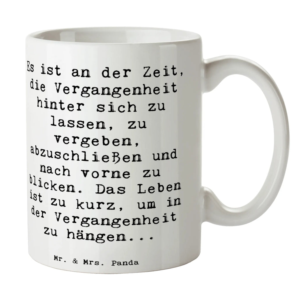 Tasse Spruch Vergebung und Zukunft Tasse, Kaffeetasse, Teetasse, Becher, Kaffeebecher, Teebecher, Keramiktasse, Porzellantasse, Büro Tasse, Geschenk Tasse, Tasse Sprüche, Tasse Motive, Kaffeetassen, Tasse bedrucken, Designer Tasse, Cappuccino Tassen, Schöne Teetassen