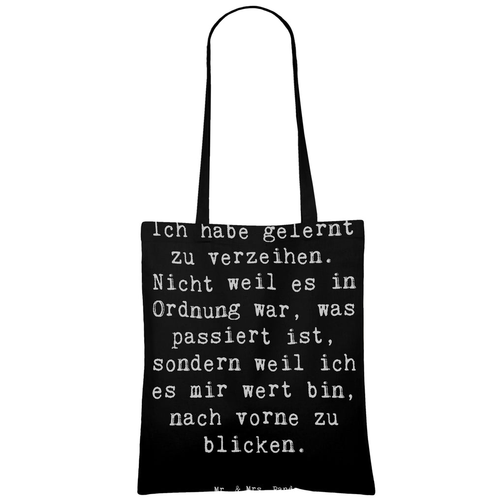 Tragetasche Spruch Vergebung und Neubeginn Beuteltasche, Beutel, Einkaufstasche, Jutebeutel, Stoffbeutel, Tasche, Shopper, Umhängetasche, Strandtasche, Schultertasche, Stofftasche, Tragetasche, Badetasche, Jutetasche, Einkaufstüte, Laptoptasche