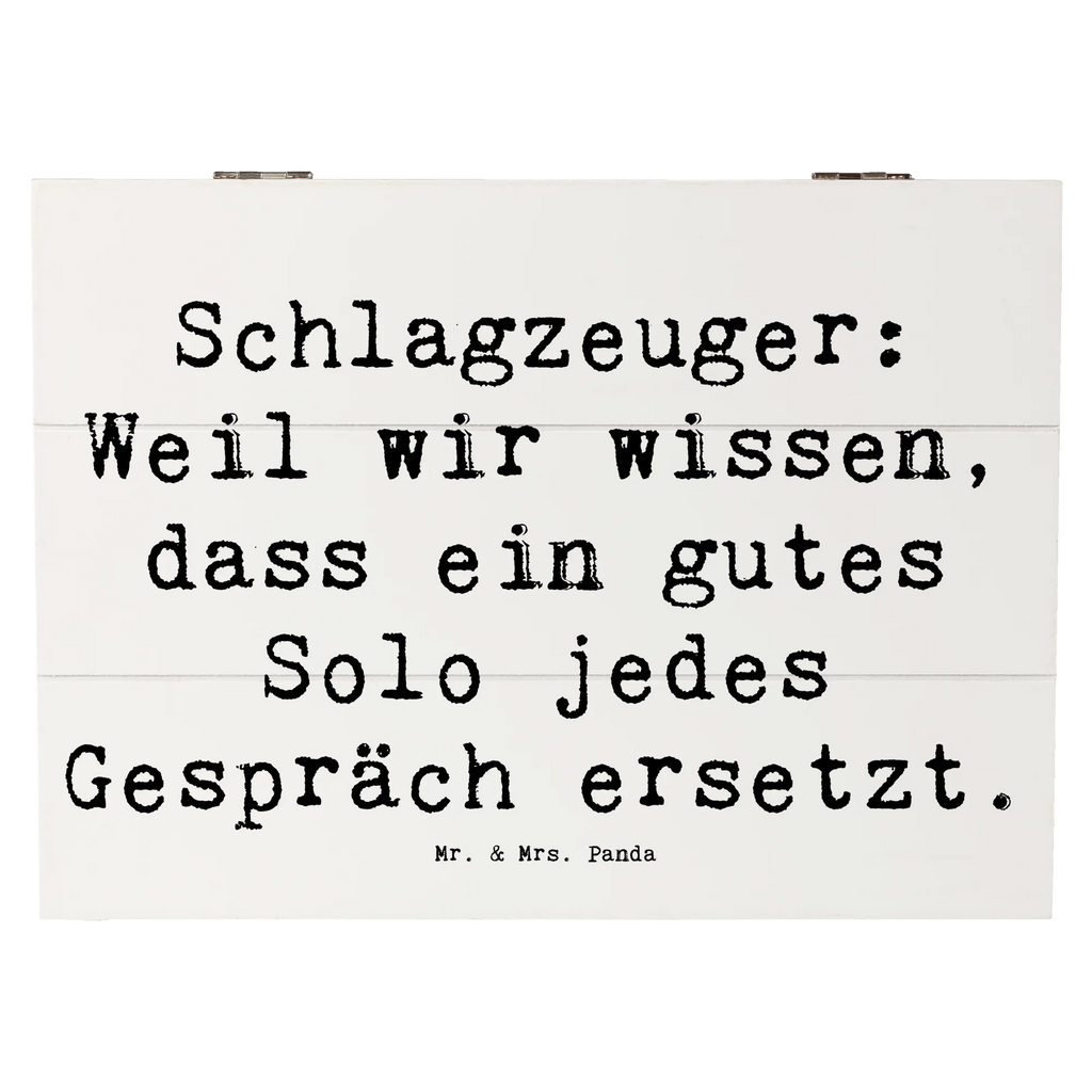 Holzkiste Spruch Schlagzeug Solo Holzkiste, Kiste, Schatzkiste, Truhe, Schatulle, XXL, Erinnerungsbox, Erinnerungskiste, Dekokiste, Aufbewahrungsbox, Geschenkbox, Geschenkdose, Instrumente, Geschenke Musiker, Musikliebhaber