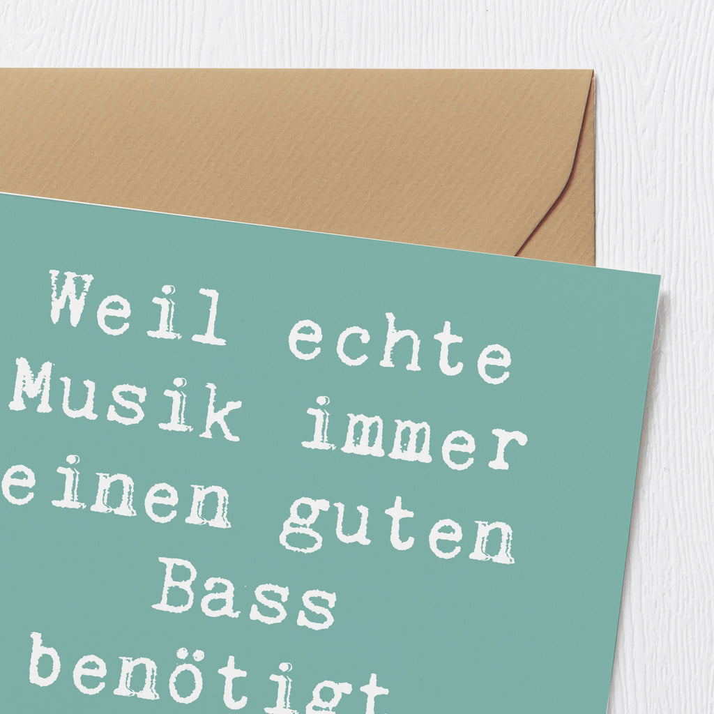 Deluxe Karte Spruch Schlagzeug Basswunder Karte, Grußkarte, Klappkarte, Einladungskarte, Glückwunschkarte, Hochzeitskarte, Geburtstagskarte, Hochwertige Grußkarte, Hochwertige Klappkarte, Instrumente, Geschenke Musiker, Musikliebhaber