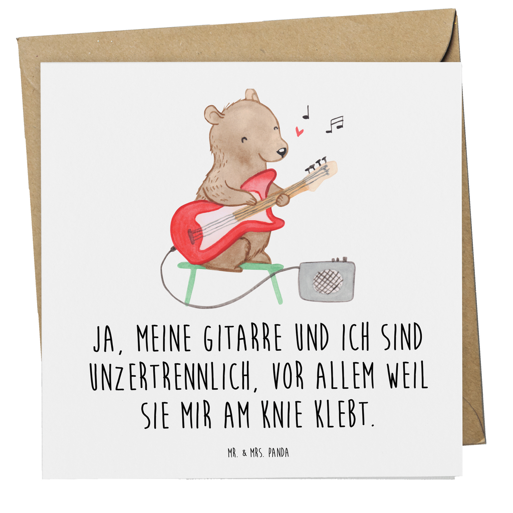 Deluxe Karte Gitarre Freund Karte, Grußkarte, Klappkarte, Einladungskarte, Glückwunschkarte, Hochzeitskarte, Geburtstagskarte, Hochwertige Grußkarte, Hochwertige Klappkarte, Instrumente, Geschenke Musiker, Musikliebhaber